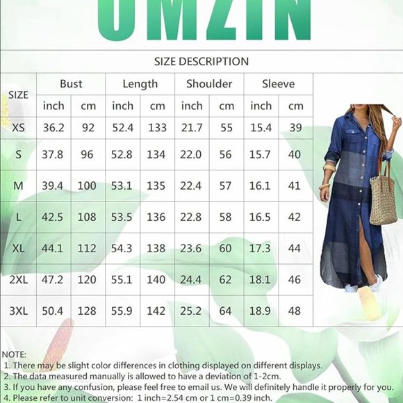 Denim Button Down Maxi Dress - Picture 3 of 3